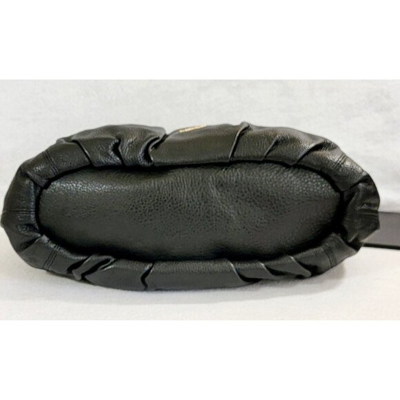 Coach Womens Black Pebbled Leather Lily Shoulder Bag Magnetic Snap Closure NWT - Picture 4 of 7